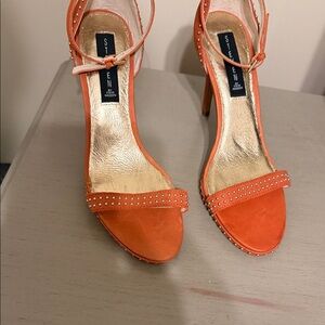 Steve Madden Orange Studded Heels